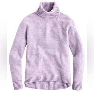 J Crew Turtleneck sweater in Supersoft yarn in Lavender Multi, New with Tags